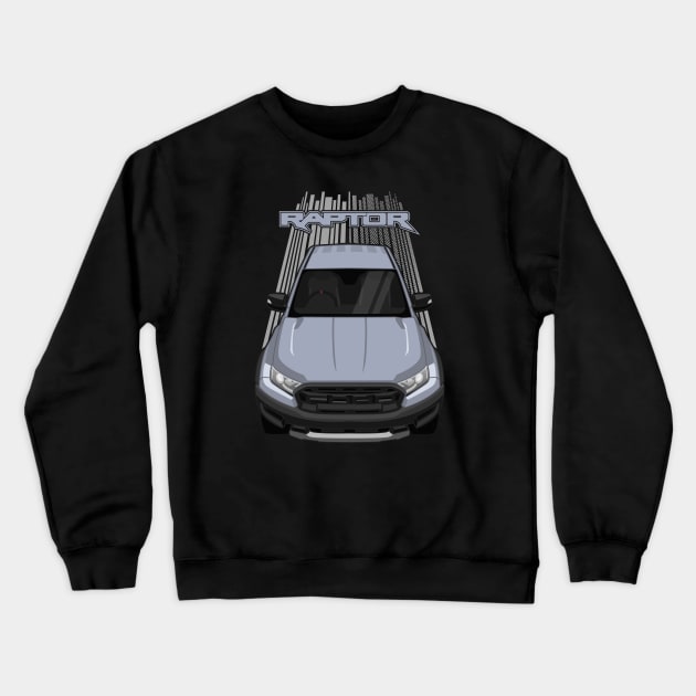 Ford Ranger Raptor 2019-2020 - Silver Crewneck Sweatshirt by V8social